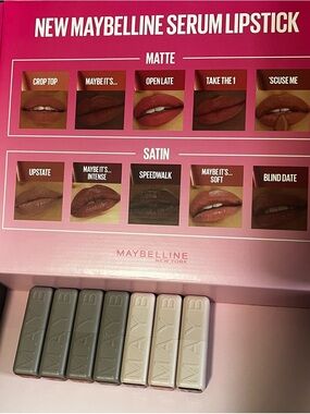 Maybelline Serum Lipstick Collection